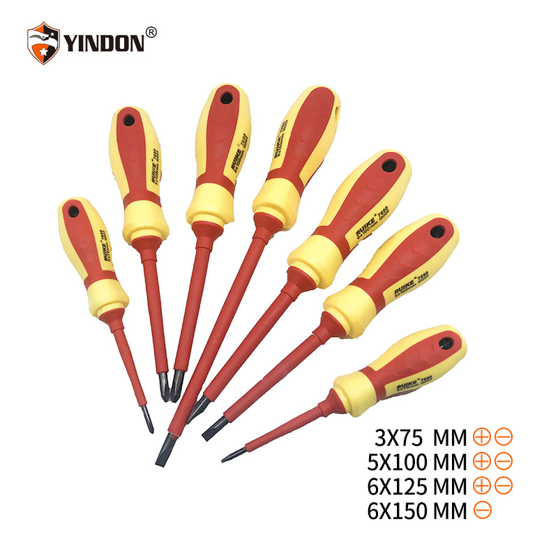 Pluma de medición de dos colores de plástico de alta gama con destornillador ligero de doble uso Cruz palabra hogar herramientas de reparación industrial