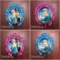 Aluminum Mold Space Mirror Balloon, Helium Balloon, Princess Balloon, Princess Märtha, Frozen Princess