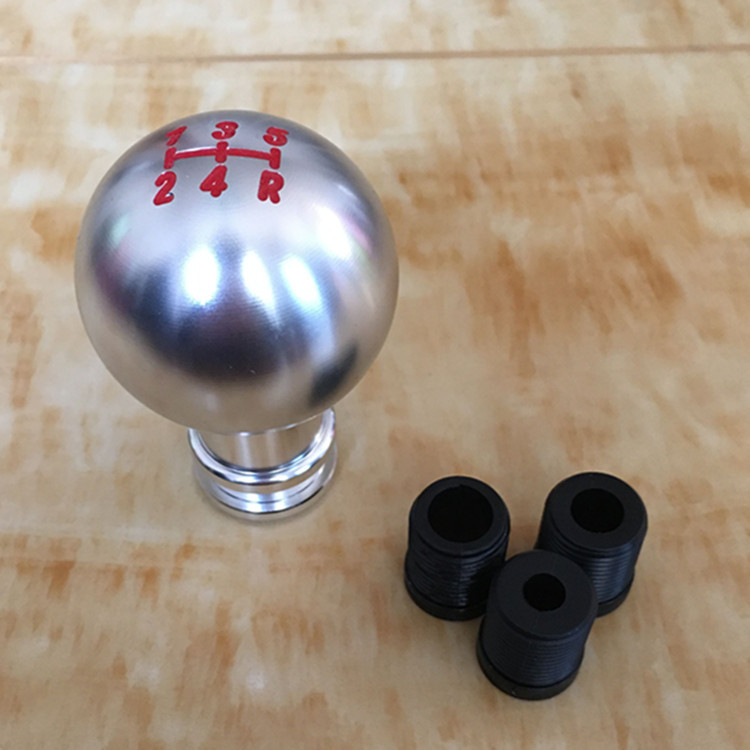 Car aluminum alloy gear ball modification Universal 5-speed gear head gear lever car dust cover gear head leather cover Car aluminum alloy gear ball modification Universal 5-speed gear head gear lever car dust cover gear head leather cover