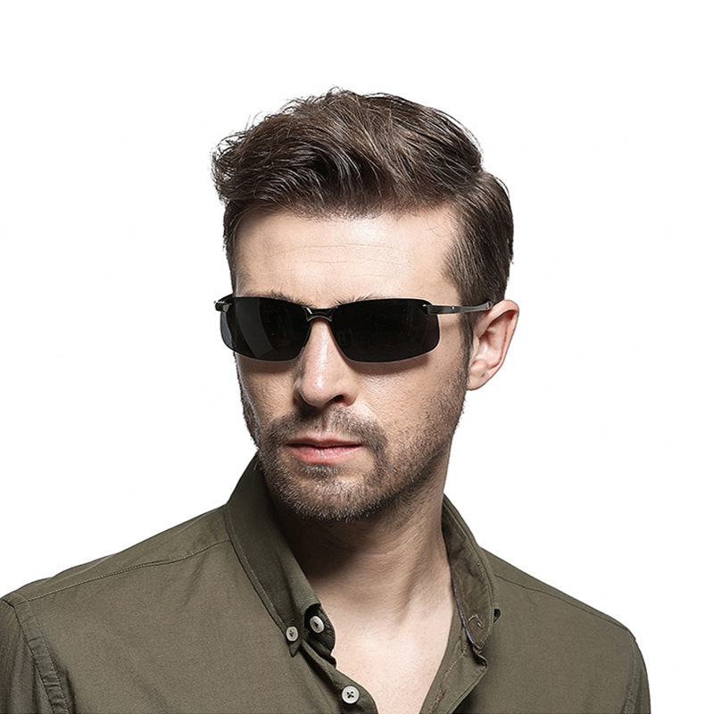 日夜两用开车驾驶钓鱼太阳镜夜视镜新款男士3043变色偏光太阳眼镜