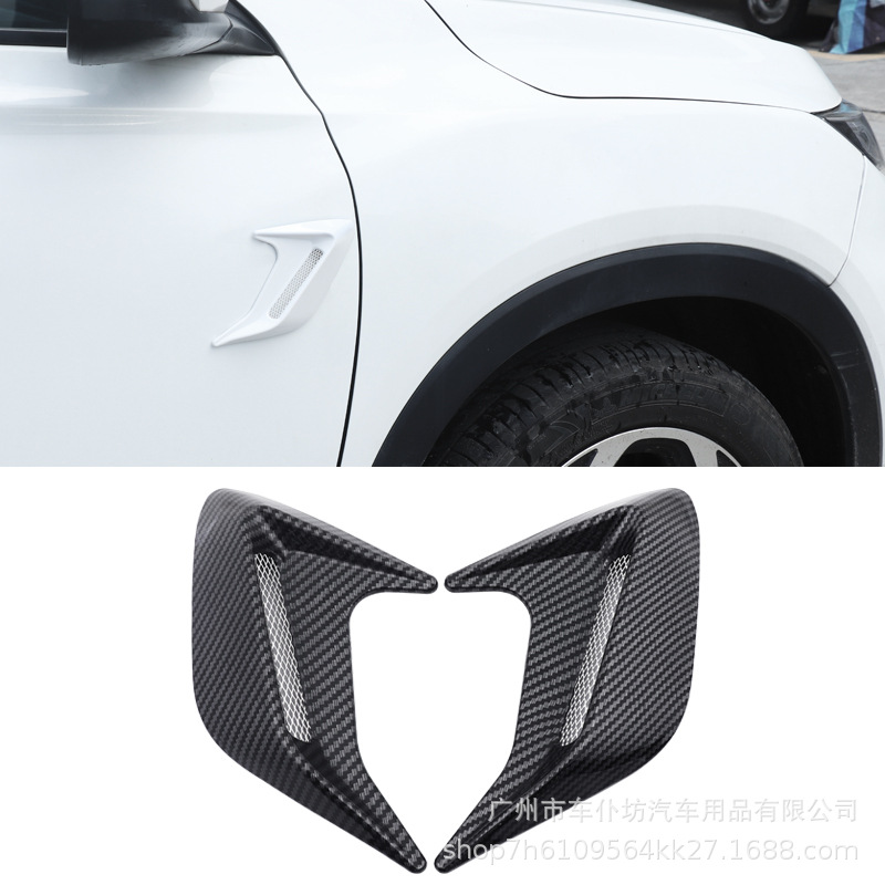 Car shark gills simulation air outlet side vent engine hood…