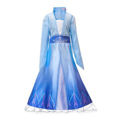 European and American children's clothing Aina princess dress Frozen 2 Elsa printed children's holiday holiday two-piece dress costume