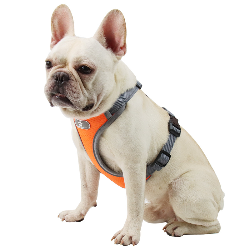 New Mesh Breathable Vest Type Reflective Big Dog Chest Harness display picture 14