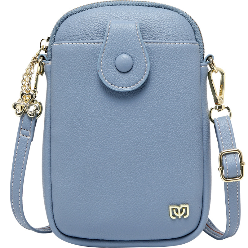 Processing and Customization of Taoyin Leather Goods Women's Mobile Phone Bag Women's Korean Style Shoulder Bag Fashionable Simple Cross-Body Bag Small Bag