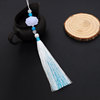 Double-sided pendant, two-color Hanfu with tassels, accessory