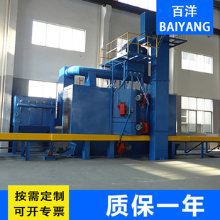 Engineering anti-corrosion steel structure parts shot blasting machine steel pipe surface for rust removal layer and oxide skin source manufacturers