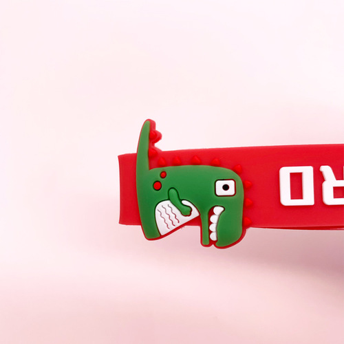 3D cute little dinosaur special-shaped rope keychain doll doll pendant bag pendant toy metal keychain