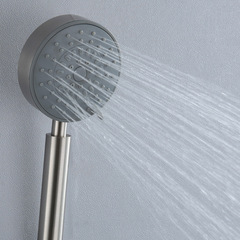 Manufacturer Direct Sale 304 Stainless Steel Handheld Pressure Boost Shower Head with Removable and Adjustable Three-Stage Shower Head