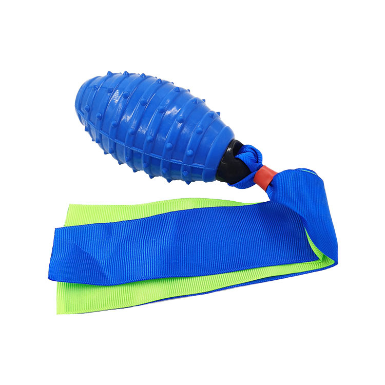 Pet TPR cinta vocal Bola de juguete Bola de limpieza dental molar entrenamiento de lanzamiento de la fábrica de juguetes para perros resistentes a mordeduras al por mayor