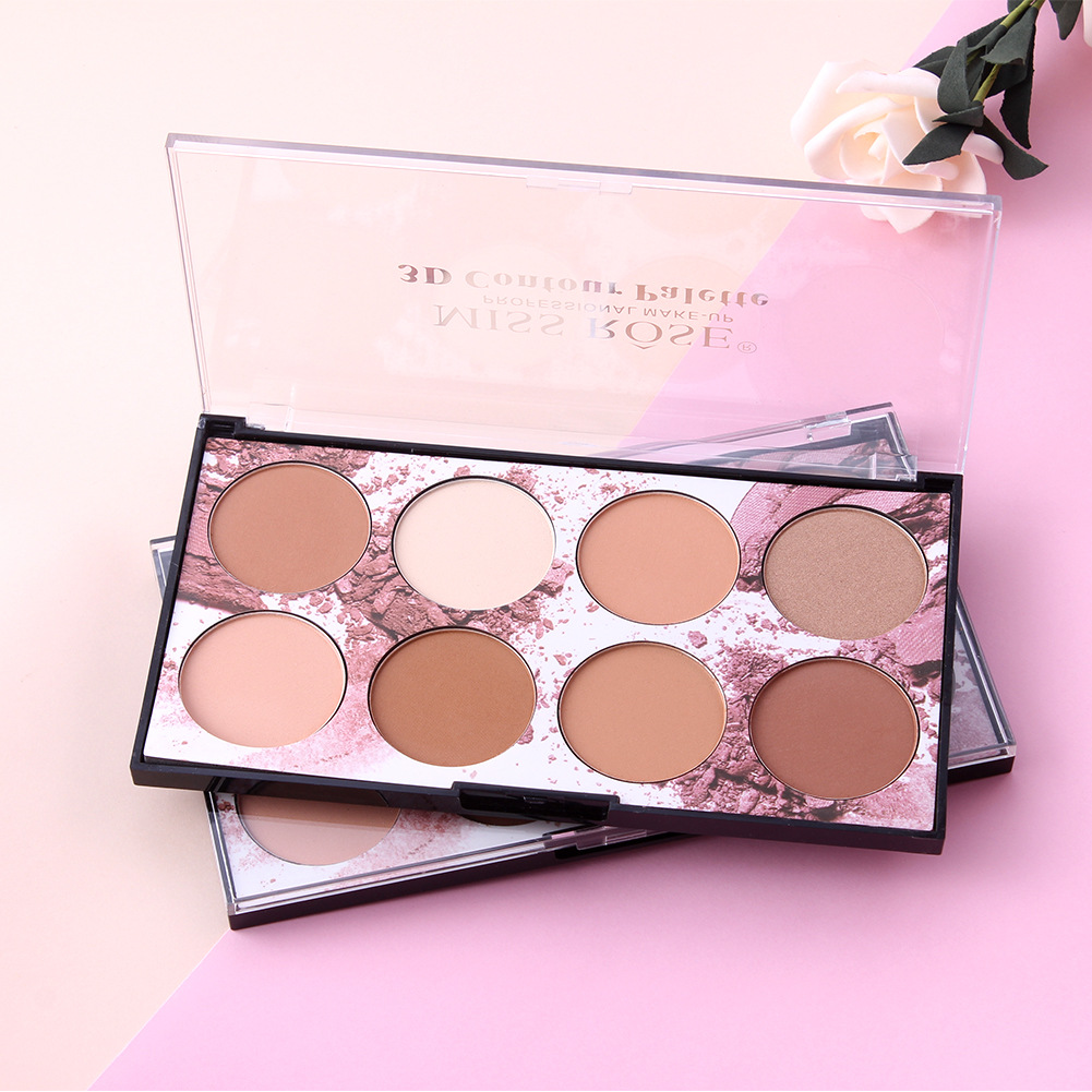 Fashion Makeup 8-color Long-lasting Makeup Powder Waterproof Repair Concealer Powder display picture 4