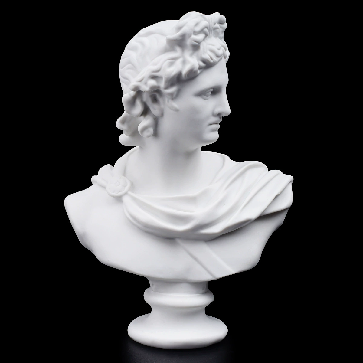 Известняковая гипсовая статуя художественная быстрая зарисовка скетч plaster похожий домашний декоративный орнамент фигура как Аполлон
