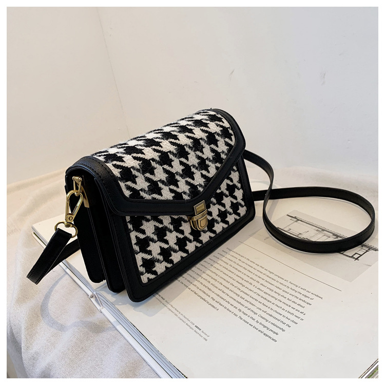 Fashion Messenger Woolen Small Square Bag display picture 9