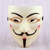 Factory PVC Guangdong V-character Mask Movie Theme V Face Mask V Weird-V Face Blush V Mask