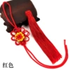 Chrysanthemum knot + tassel [red]