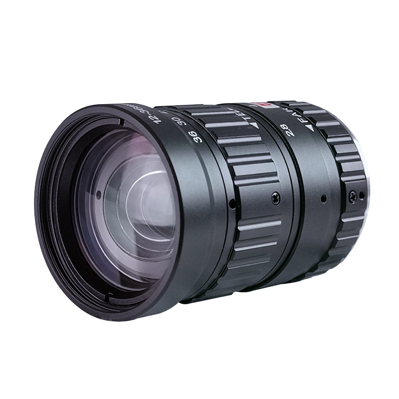 机器视觉C接口镜头12-36mm大景深500万像素工业相机高清检测镜头