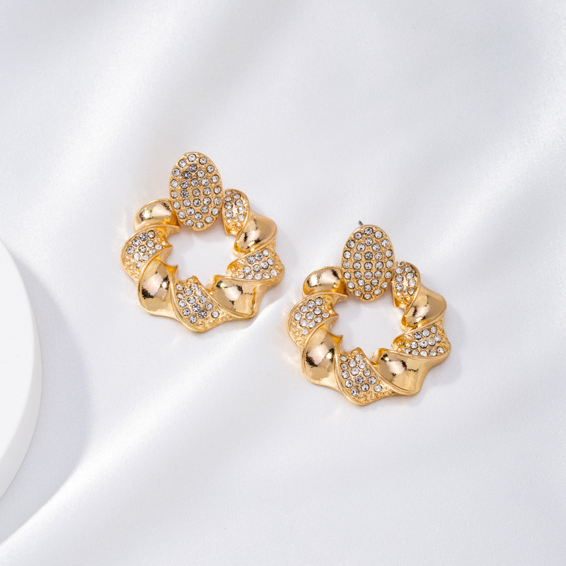 Diamond Simple And Fashionable Earrings display picture 5