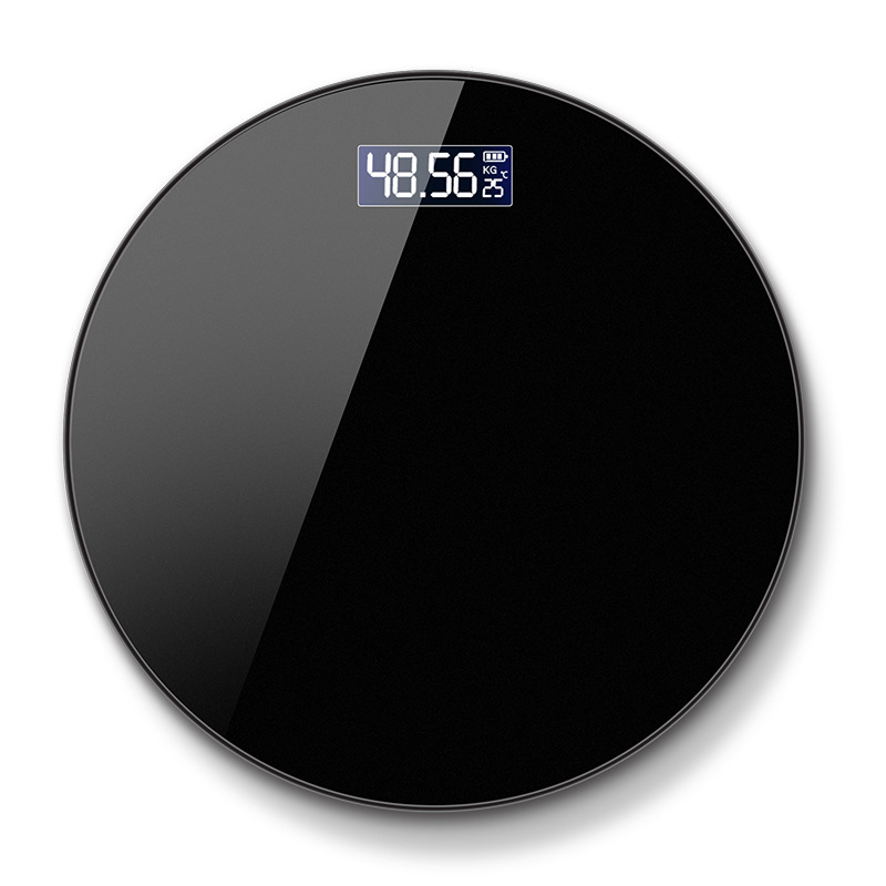 해외직구 체중계 // 6066 블랙(28×28 cm) - 전지 모델