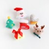 Christmas cartoon brooch for elderly, bag accessory