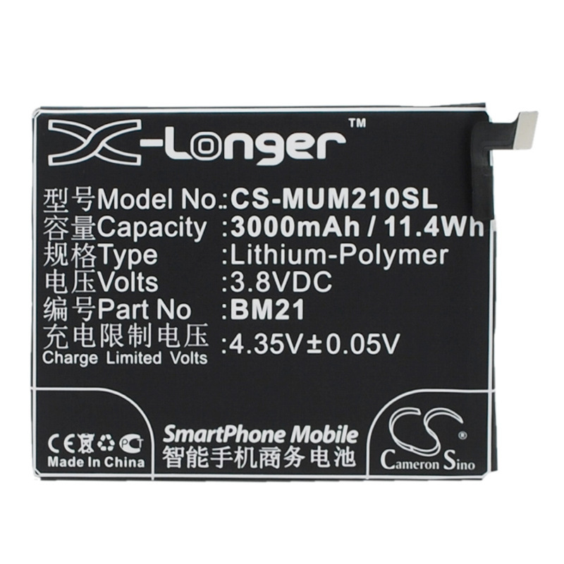 厂家直供CS适用小米 Libra Mi Note标准版 大容量BM21手机电池