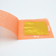 24K真金箔 佛像贴金黄金焕肤装饰用金箔 含金量准美甲画画用
