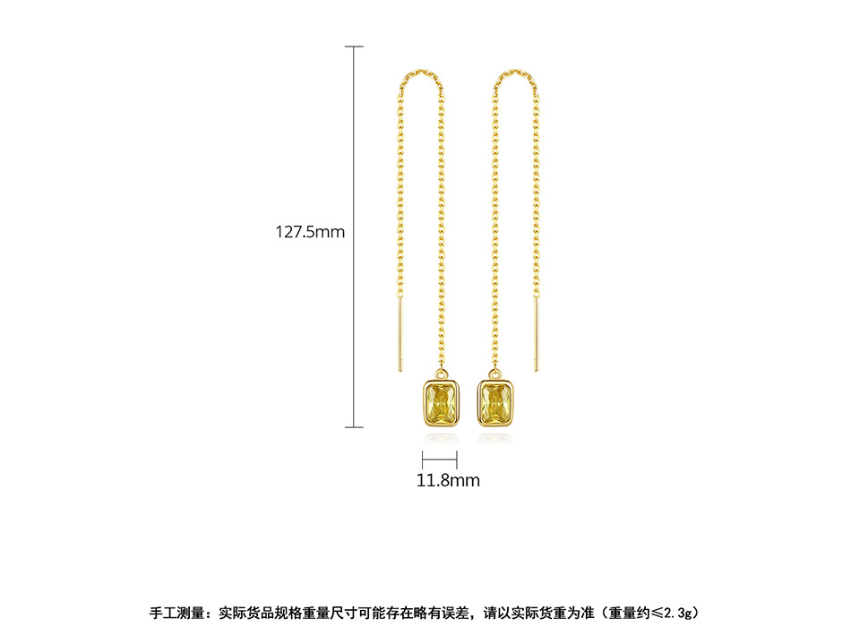 Fashion Diamond Long Ear Line display picture 7