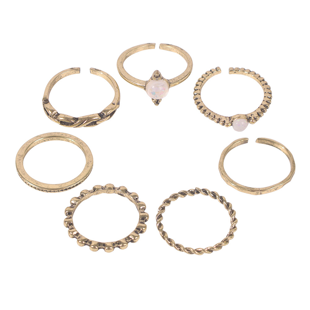 New Resin Alloy Simple Joint Ring display picture 9