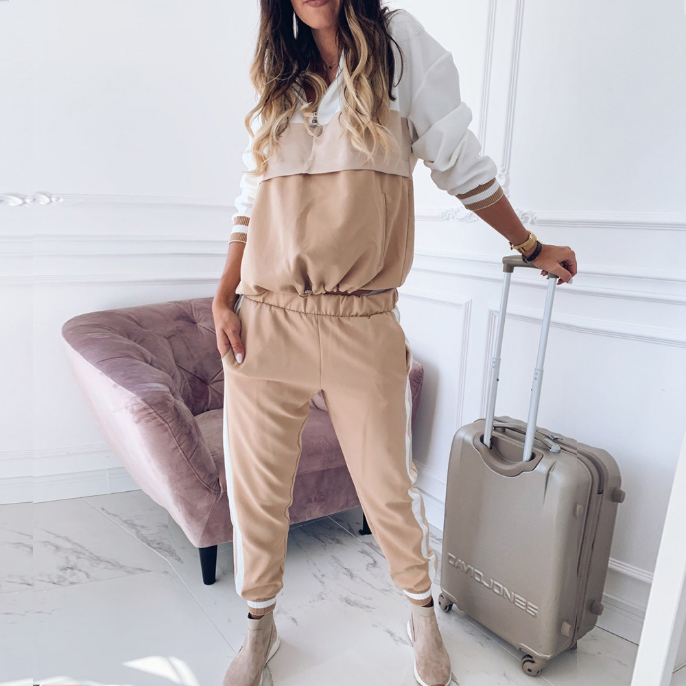 women's autumn and winter new sports and leisure suit two-piece suit NSYF857
