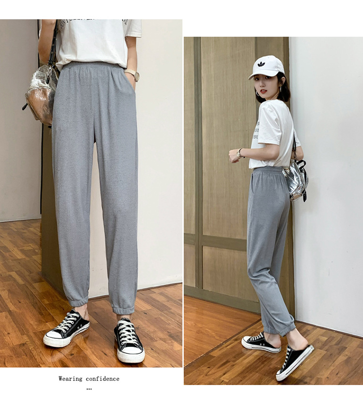 Pantalon léger femme en coton - Ref 3430172 Image 43