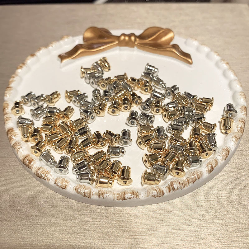 1g Weight Metal Material Plating Design Gold, Silver Color Metal 无