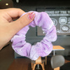 New autumn and winter pure color plush large intestine circle Korean version of temperament flamboyed pouredonum bowel velvet temperament pork large intestine hair ring