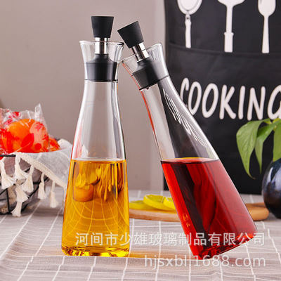 厂价批发 玻璃油瓶油壶 酱油醋瓶防漏控油油瓶500ml厨房用品耐热