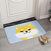 The carpet door is padded with the door to enter the bedroom cartoon -to -door cushion door non -skid home toilet toilet bathroom absorption foot cushion