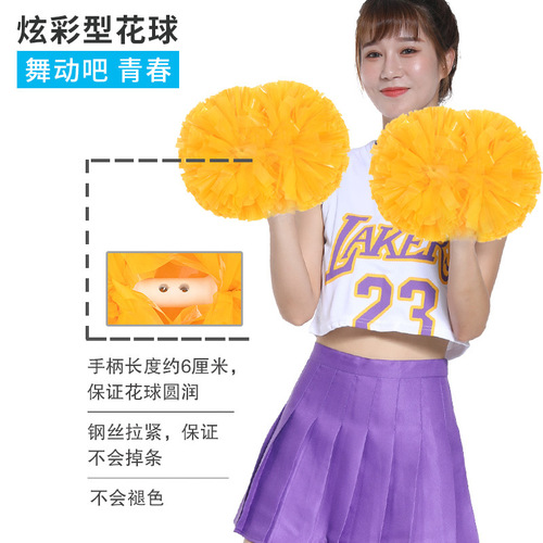 5-inch competition cheerleading pom-pom cheerleading pom-pom cheerleading with held pom-poms 4-inch hand-held pom-pom cheerleading pom-pom