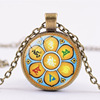 Pendant for yoga, fashionable universal necklace, European style, wholesale