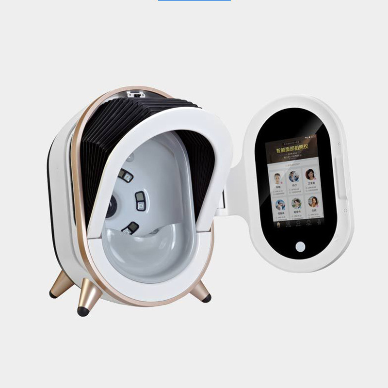 Detección y análisis de piel de cinco espectros de espejo mágico inteligente M9 de quinta generación fotografía facial gestión de la piel instrumento de belleza
