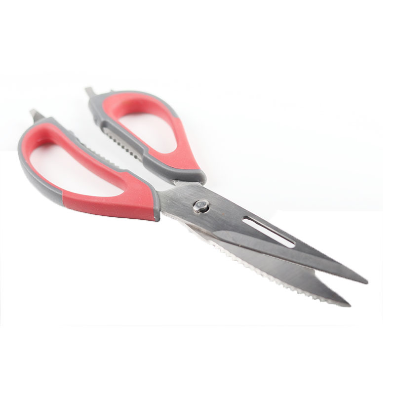 Fuente fábrica cocina tijeras refrigerador tijeras nogal clip Acero inoxidable alimentos tijeras desmontable hueso de pollo tijeras