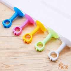 新款免打孔硅膠門吸 門把手防撞衛生間緩衝門阻橡膠吸盤門碰門擋