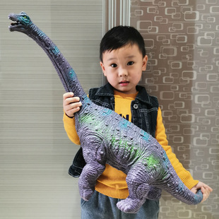 Children's toy simulation dinosaur toy soft glue doll animal model set gift cross-border stall on behalf of zong