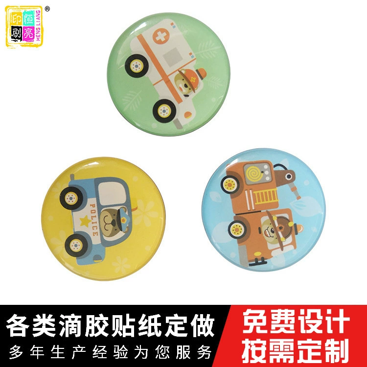 Изготовленные на заказ эпоксидные наклейки, эпоксидные логотипы в виде мультяшных кукол, кристальные эпоксидные наклейки, этикетки-логотипы, эпоксидная смола