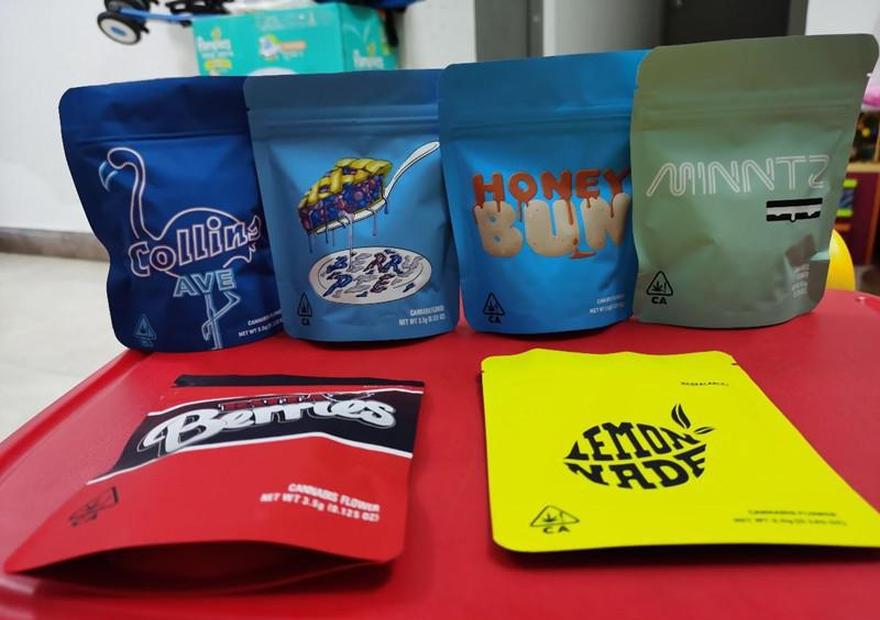 跨境Cookies Jefe Og 3.5 Gram Mylar Bag聚酯薄膜袋糖果包装袋阿里巴巴