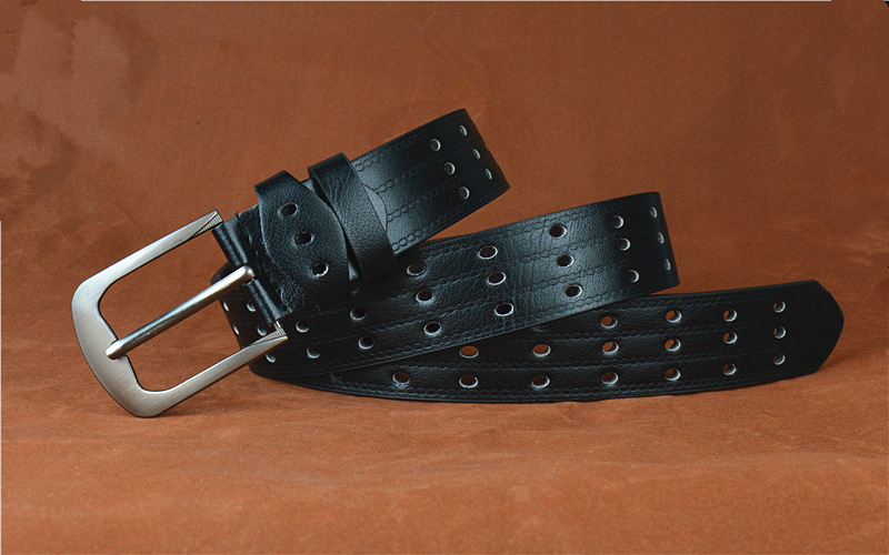 Classic Men's Pin Buckle Belt Simple And Versatile Business Style_voghion.com