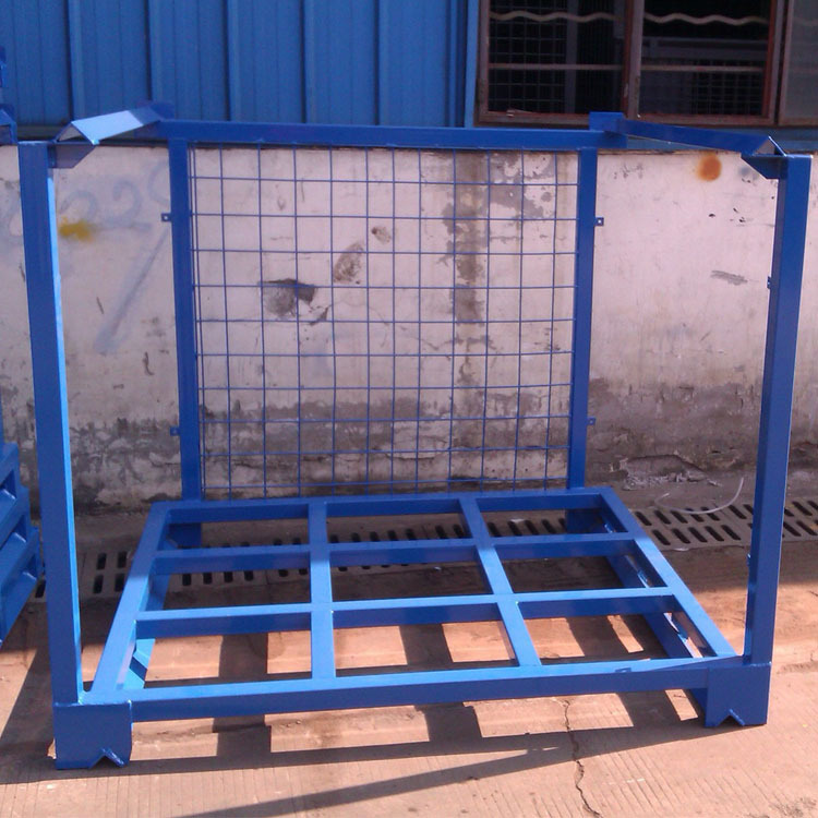 冷库货架载重1吨堆叠3层可堆垛移动货架用镀锌管焊接正立式巧固架