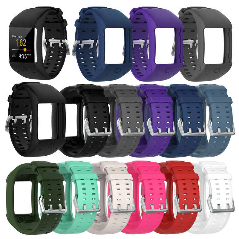 For polar Bonneng M600 smart watch wristband silicone Sports replacement strap factory spot wholesale
