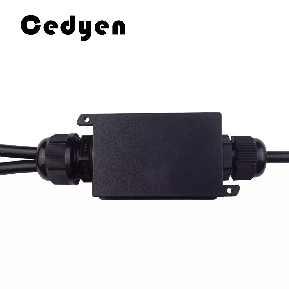 Cedyen防水接线盒一进二出Y型水下地埋户外灯路灯接线电缆接续4-8