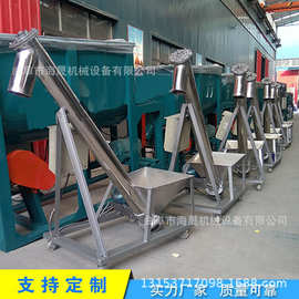 石灰石蛟龙上料机图片 自吸式杂粮输送机 塑料粉末螺旋提升机