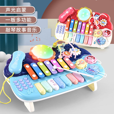 儿童电子琴玩具宝宝钢琴音乐0-3岁男女孩小孩益智玩具琴厂家直销|ru