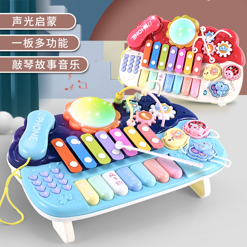 儿童电子琴玩具宝宝钢琴音乐0-3岁男女孩小孩益智玩具琴厂家直销|ru