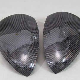 适用雪佛兰迈科鲁兹真碳纤维改装倒车后视镜壳镜盖罩装饰贴件改装