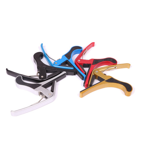 Factory direct sales folk guitar capo, electric acoustic guitar capo, classical ukulele metal clip