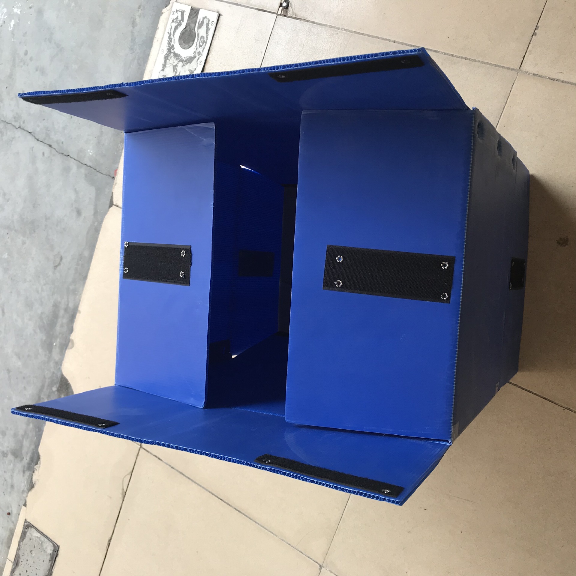 黄色 红色 pp塑胶中空板周转箱 绿色塑料折叠周转箱 瓦楞板周转箱